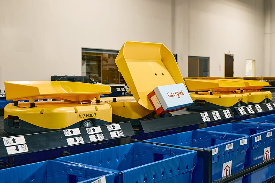 tSort Sortation Robotic Order Fulfillment