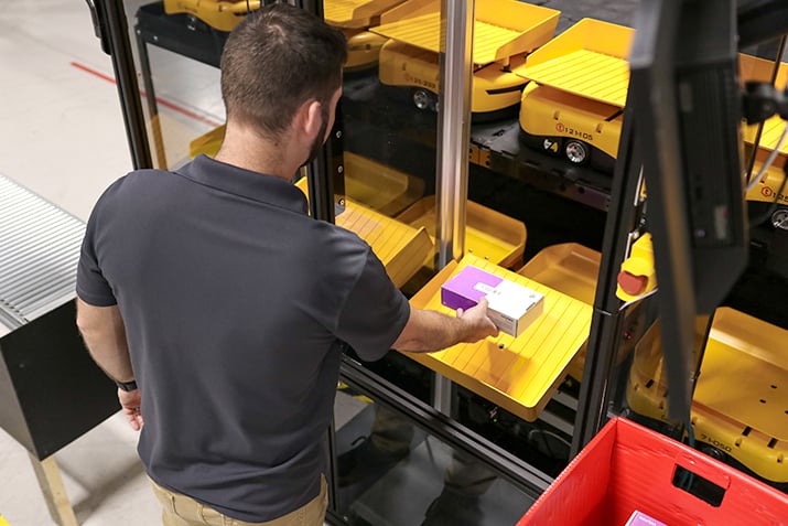 tSortLift Retail Inventory Induction