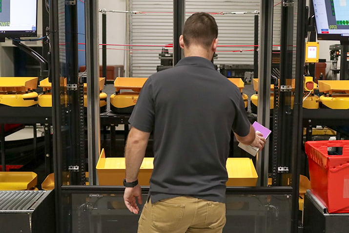 tSortLift automatic induction