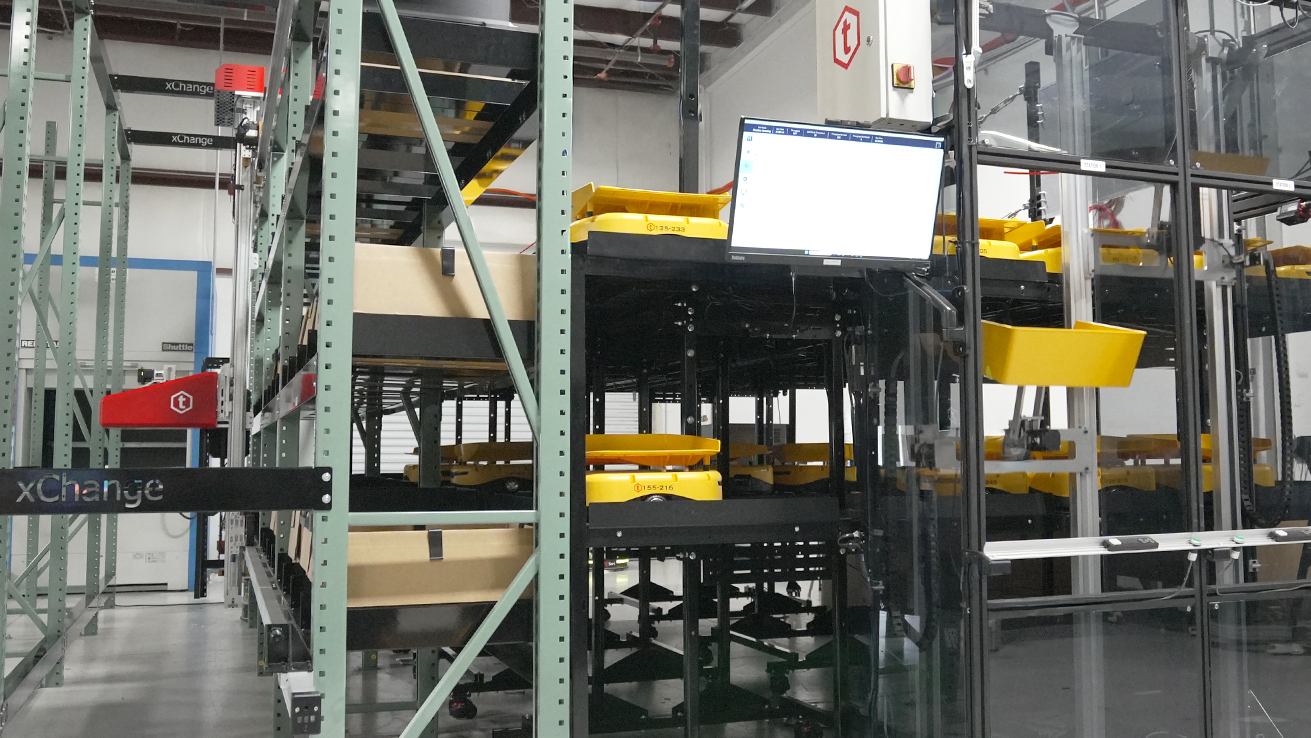 xChangeTote Warehouse AMR System